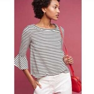 Anthropologie Deletta Celina Striped Top size medium